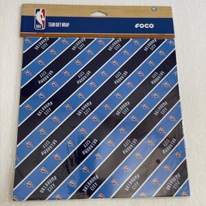 FOCO Oklahoma City Thunder Team Gift Wrap - Blue